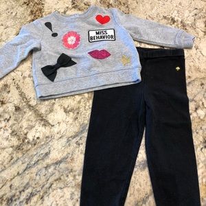 Kate Spade New York Sweatshirt and Leggings Set